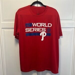Philadelphia Phillies Nike 2022 World Series T-Shirt Size Men’s XL Color Red